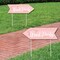 Big Dot of Happiness Rose Gold Grad - Graduation Party Sign Arrow - Double Sided Directional Yard Signs - Set of 2